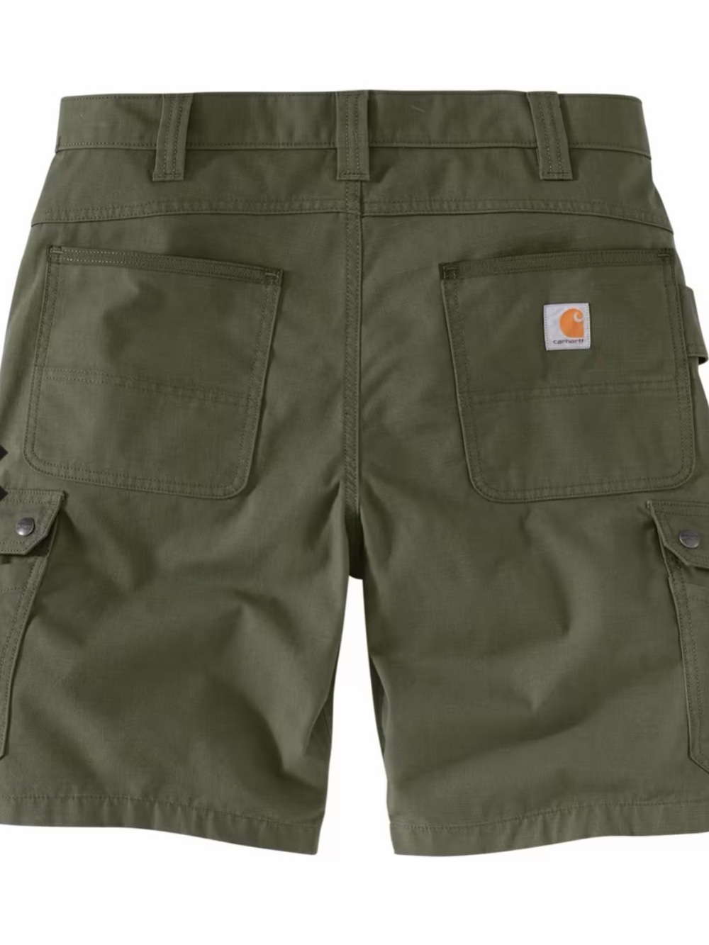 Carhartt Olive Green Ripstop Cargo Shorts - Picture 1 of 5